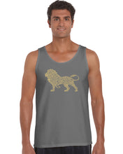 Load image into Gallery viewer, Lion - Men&#39;s Word Art Tank Top