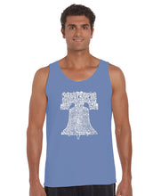 Load image into Gallery viewer, Liberty Bell -  Men&#39;s Word Art Tank Top