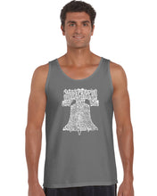 Load image into Gallery viewer, Liberty Bell -  Men&#39;s Word Art Tank Top
