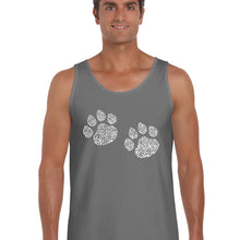 Load image into Gallery viewer, Meow Cat Prints -  Men&#39;s Word Art Tank Top