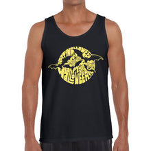 Load image into Gallery viewer, Halloween Bats  - Men&#39;s Word Art Tank Top