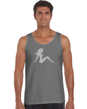Load image into Gallery viewer, MUDFLAP GIRL - Men&#39;s Word Art Tank Top