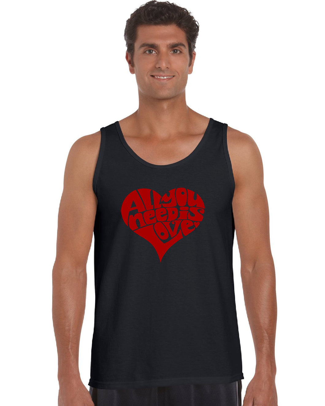 All You Need Is Love - Men's Word Art Tank Top