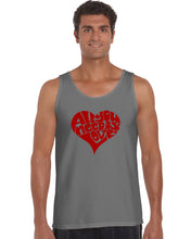 Load image into Gallery viewer, All You Need Is Love - Men&#39;s Word Art Tank Top