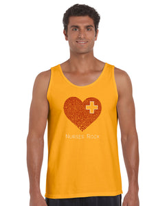 Nurses Rock - Men's Word Art Tank Top