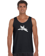 Load image into Gallery viewer, FIGHTER JET NEED FOR SPEED - Men&#39;s Word Art Tank Top