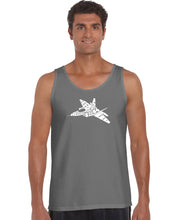 Load image into Gallery viewer, FIGHTER JET NEED FOR SPEED - Men&#39;s Word Art Tank Top
