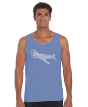 Load image into Gallery viewer, P40 - Men&#39;s Word Art Tank Top