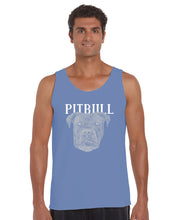 Load image into Gallery viewer, Pitbull Face - Men&#39;s Word Art Tank Top