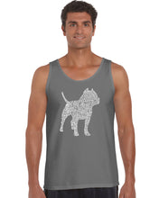 Load image into Gallery viewer, Pitbull -  Men&#39;s Word Art Tank Top