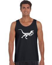 Load image into Gallery viewer, Velociraptor - Men&#39;s Word Art Tank Top