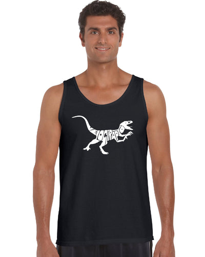 Velociraptor - Men's Word Art Tank Top