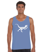 Load image into Gallery viewer, Velociraptor - Men&#39;s Word Art Tank Top