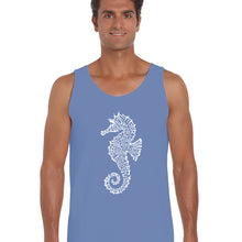 Load image into Gallery viewer, Types of Seahorse -  Men&#39;s Word Art Tank Top