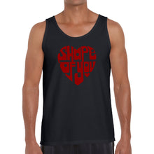 Load image into Gallery viewer, Shape of You  - Men&#39;s Word Art Tank Top