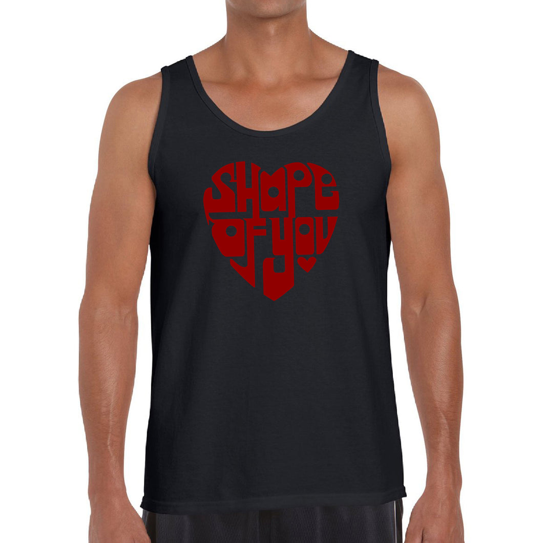 Shape of You  - Men's Word Art Tank Top