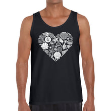 Load image into Gallery viewer, Sea Shells - Men&#39;s Word Art Tank Top