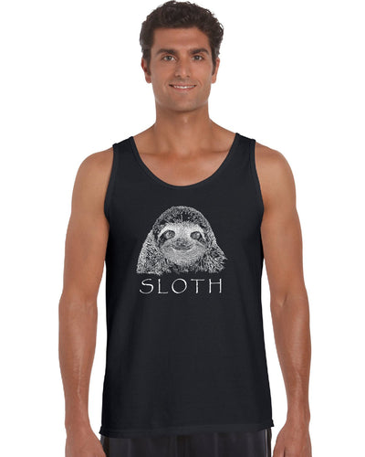 Sloth - Men's Word Art Tank Top