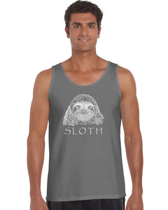 Sloth - Men's Word Art Tank Top