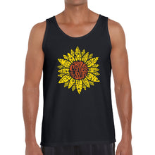 Load image into Gallery viewer, Sunflower  - Men&#39;s Word Art Tank Top
