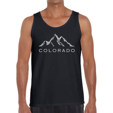 Load image into Gallery viewer, Colorado Ski Towns  - Men&#39;s Word Art Tank Top