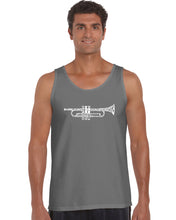 Load image into Gallery viewer, Trumpet - Men&#39;s Word Art Tank Top
