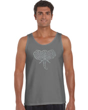 Load image into Gallery viewer, Tusks - Men&#39;s Word Art Tank Top