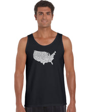 Load image into Gallery viewer, THE STAR SPANGLED BANNER - Men&#39;s Word Art Tank Top