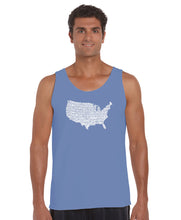 Load image into Gallery viewer, THE STAR SPANGLED BANNER - Men&#39;s Word Art Tank Top