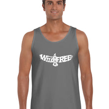 Load image into Gallery viewer, Wild and Free Eagle -  Men&#39;s Word Art Tank Top