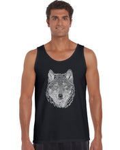 Load image into Gallery viewer, Wolf - Men&#39;s Word Art Tank Top