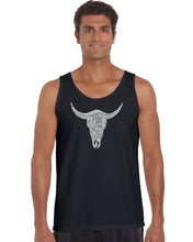 Load image into Gallery viewer, COUNTRY MUSIC&#39;S ALL TIME HITS - Men&#39;s Word Art Tank Top