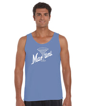 Load image into Gallery viewer, Martini - Men&#39;s Word Art Tank Top
