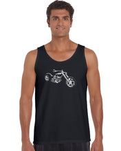 Load image into Gallery viewer, MOTORCYCLE - Men&#39;s Word Art Tank Top