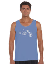 Load image into Gallery viewer, MOTORCYCLE - Men&#39;s Word Art Tank Top