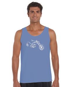 MOTORCYCLE - Men's Word Art Tank Top