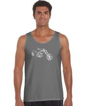 Load image into Gallery viewer, MOTORCYCLE - Men&#39;s Word Art Tank Top