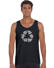 Load image into Gallery viewer, 86 RECYCLABLE PRODUCTS - Men&#39;s Word Art Tank Top