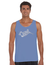Load image into Gallery viewer, POPULAR SKATING MOVES &amp; TRICKS - Men&#39;s Word Art Tank Top