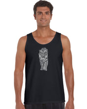 Load image into Gallery viewer, TIGER - Men&#39;s Word Art Tank Top