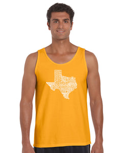 The Great State of Texas - Men's Word Art Tank Top