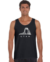 Load image into Gallery viewer, Utah - Men&#39;s Word Art Tank Top