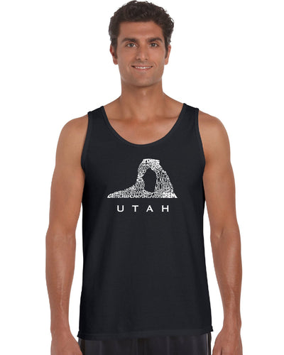 Utah - Men's Word Art Tank Top