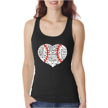 Load image into Gallery viewer, Baseball Mom  - Women&#39;s Word Art Tank Top