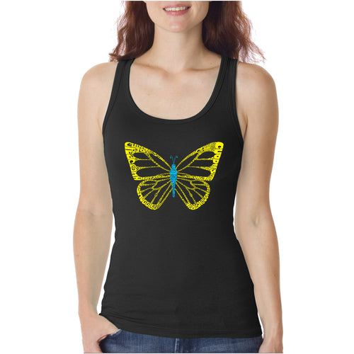 Butterfly  - Women's Word Art Tank Top