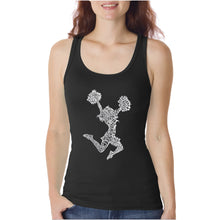 Load image into Gallery viewer, Cheer  - Women&#39;s Word Art Tank Top