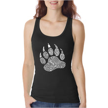 Load image into Gallery viewer, Types of Bears  - Women&#39;s Word Art Tank Top