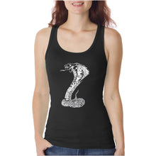 Load image into Gallery viewer, Tyles of Snakes  - Women&#39;s Word Art Tank Top