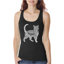 Load image into Gallery viewer, Cat  - Women&#39;s Word Art Tank Top