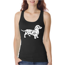 Load image into Gallery viewer, Dachshund  - Women&#39;s Word Art Tank Top